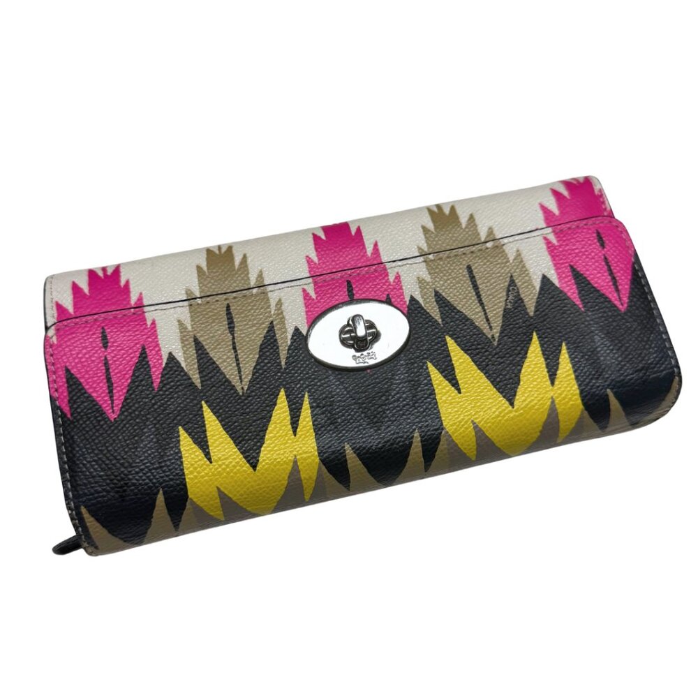 Coach Coachella Hawk Feather Envelope Wallet – Excellent Condition - RARE